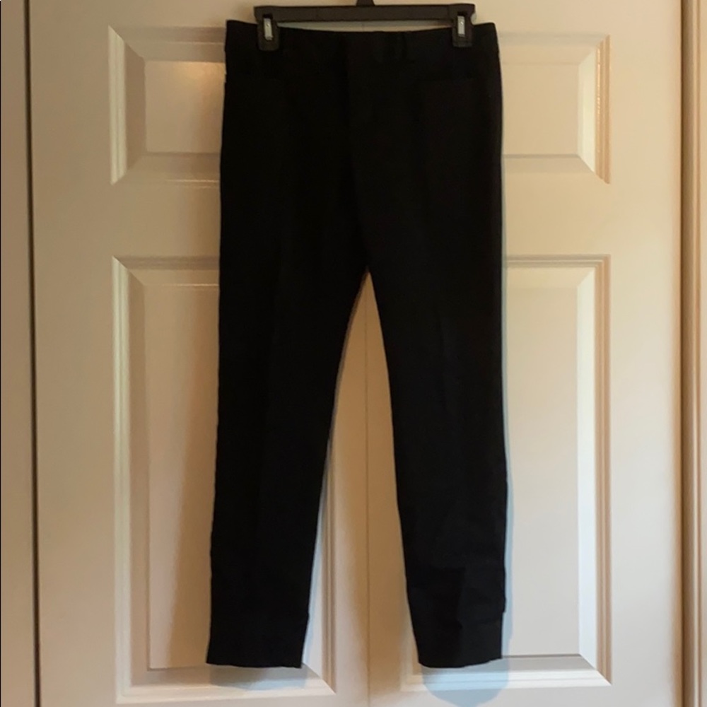 3/$25 Black Skinny Crop Pants | Banana Republic